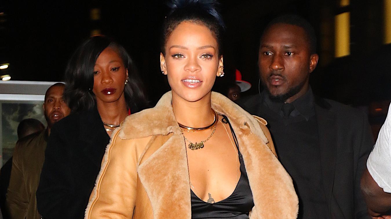 Rihanna parties the night away in New York