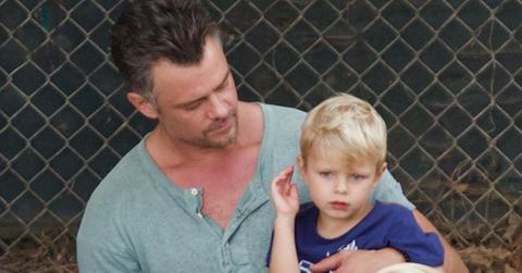 josh duhamel son axl fergie split pics long