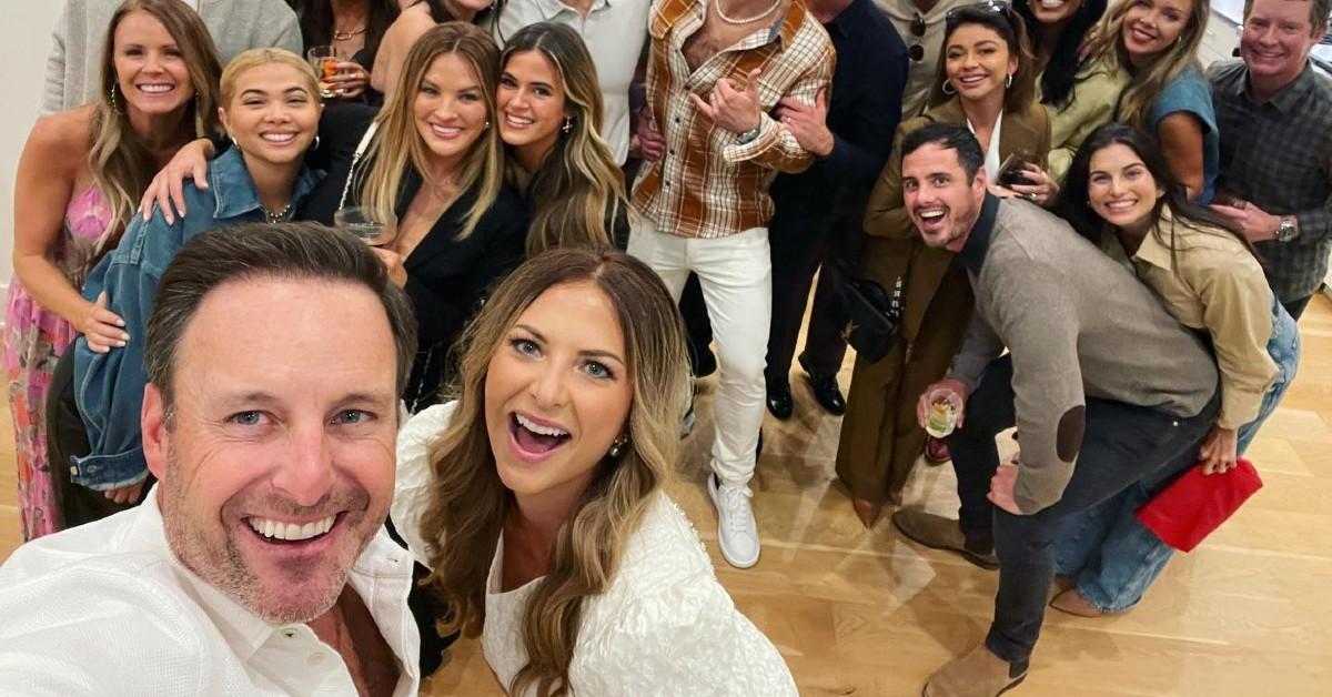 image of Chris Harrison stayed close with a lot of his Bachelor Nation family.