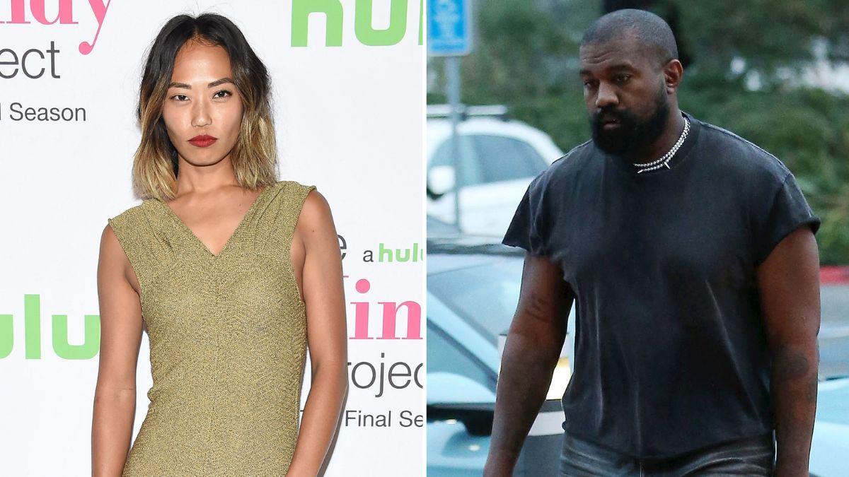 Photo of Jenn An and Kanye West