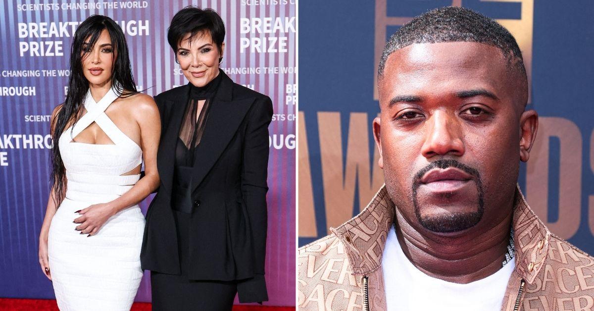 photo of Kim Kardashian, Kris Jenner and Ray J