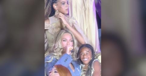 Photo of Beyoncé, Blue Ivy Carter and Rumi Carter