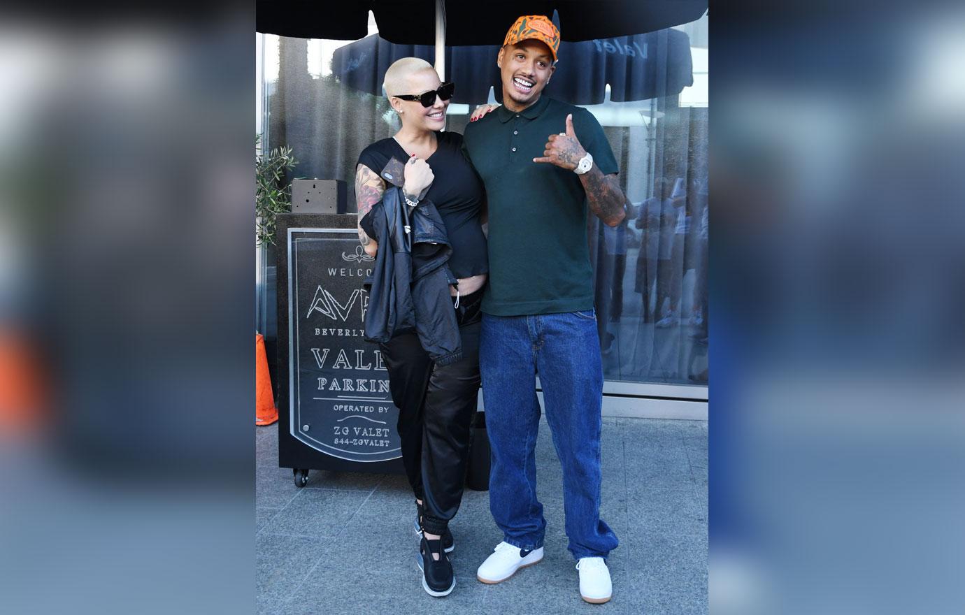 //amber rose video ae edwards newborn son