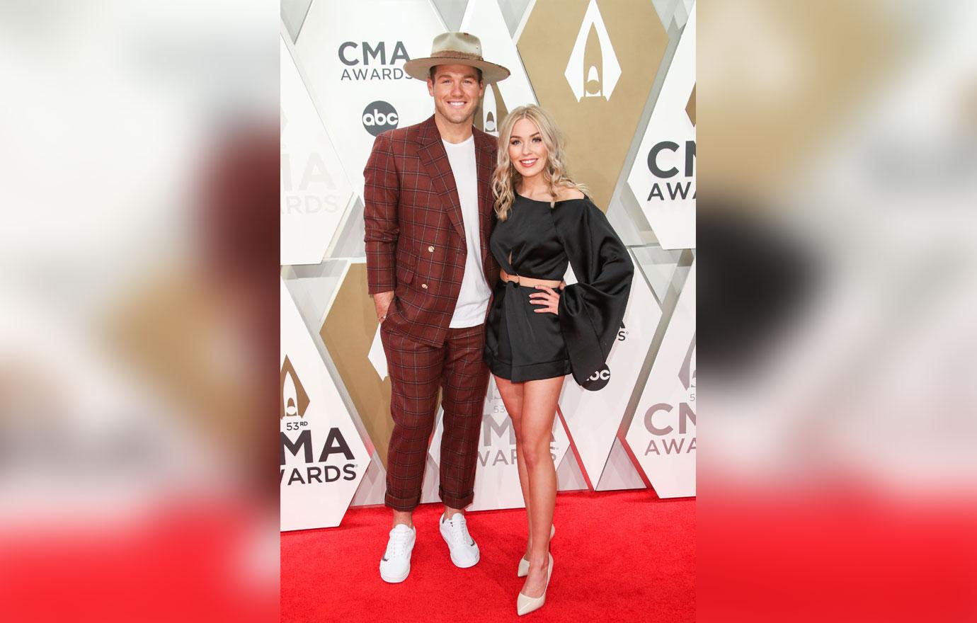 Colton Underwood And Cassie Randolph On Red Carpet CMA Awards 2019