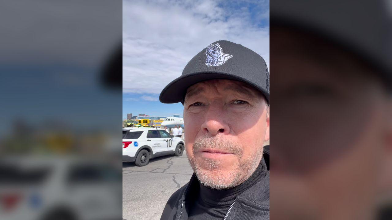 image of Donnie Wahlberg detailed the incident on social media.