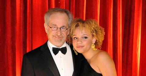 Steven Spielberg With Daughter Mikaela At Award Show