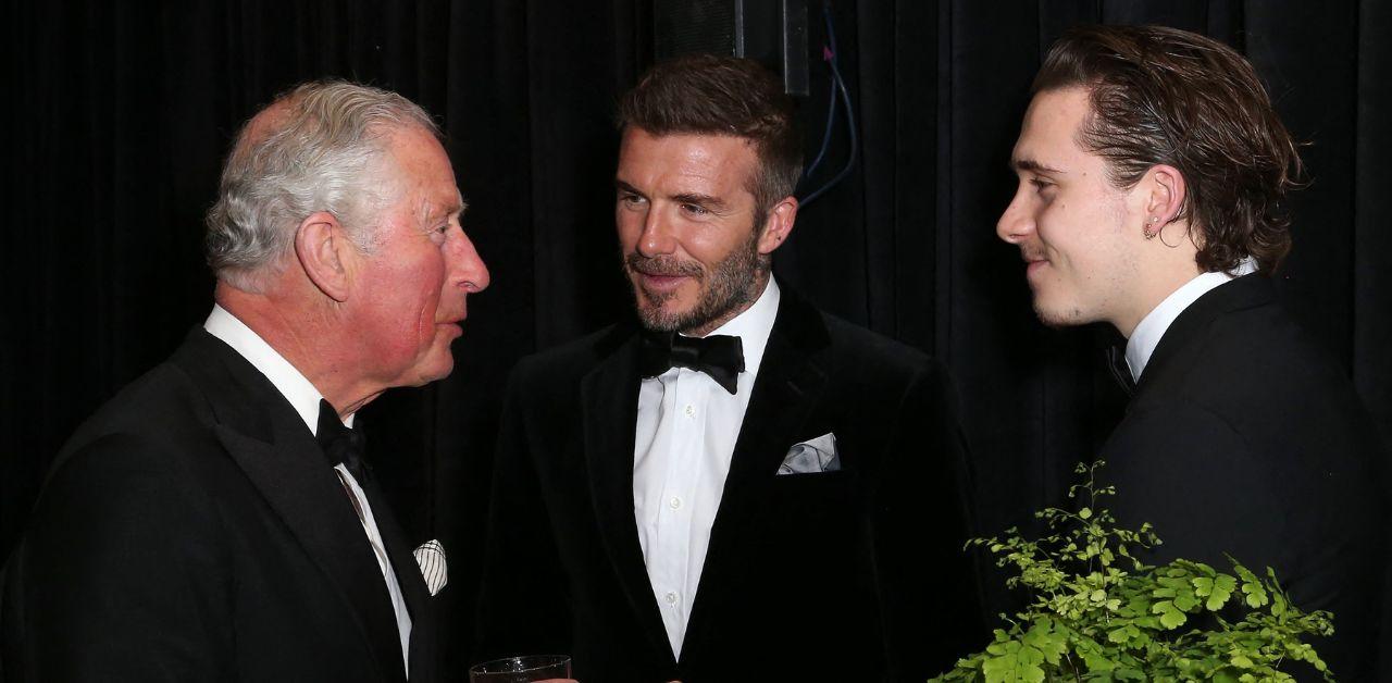 david beckham meet king charles after prince harry feud