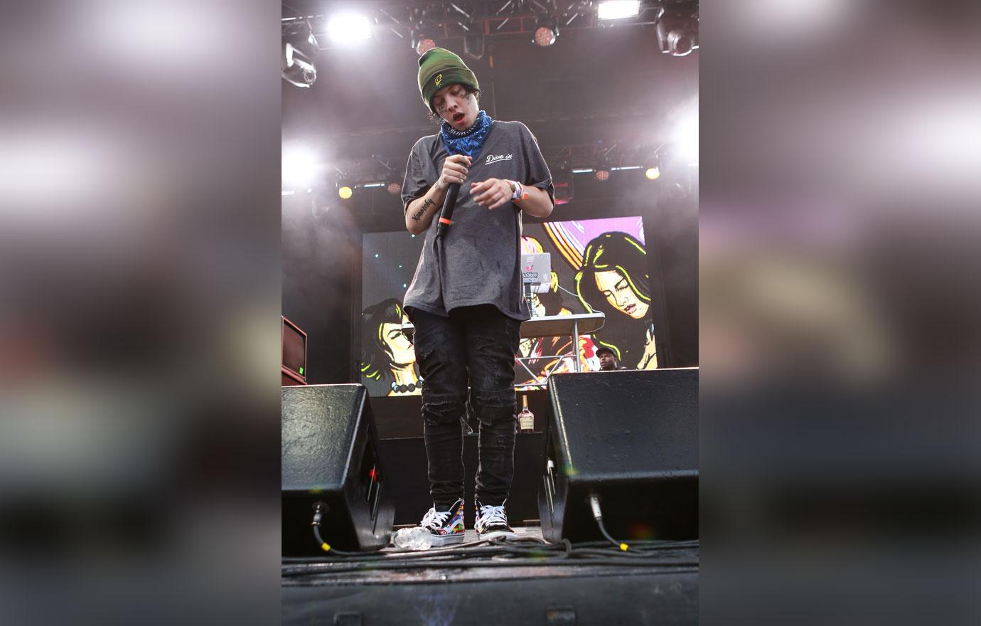 Lil Xan onstage