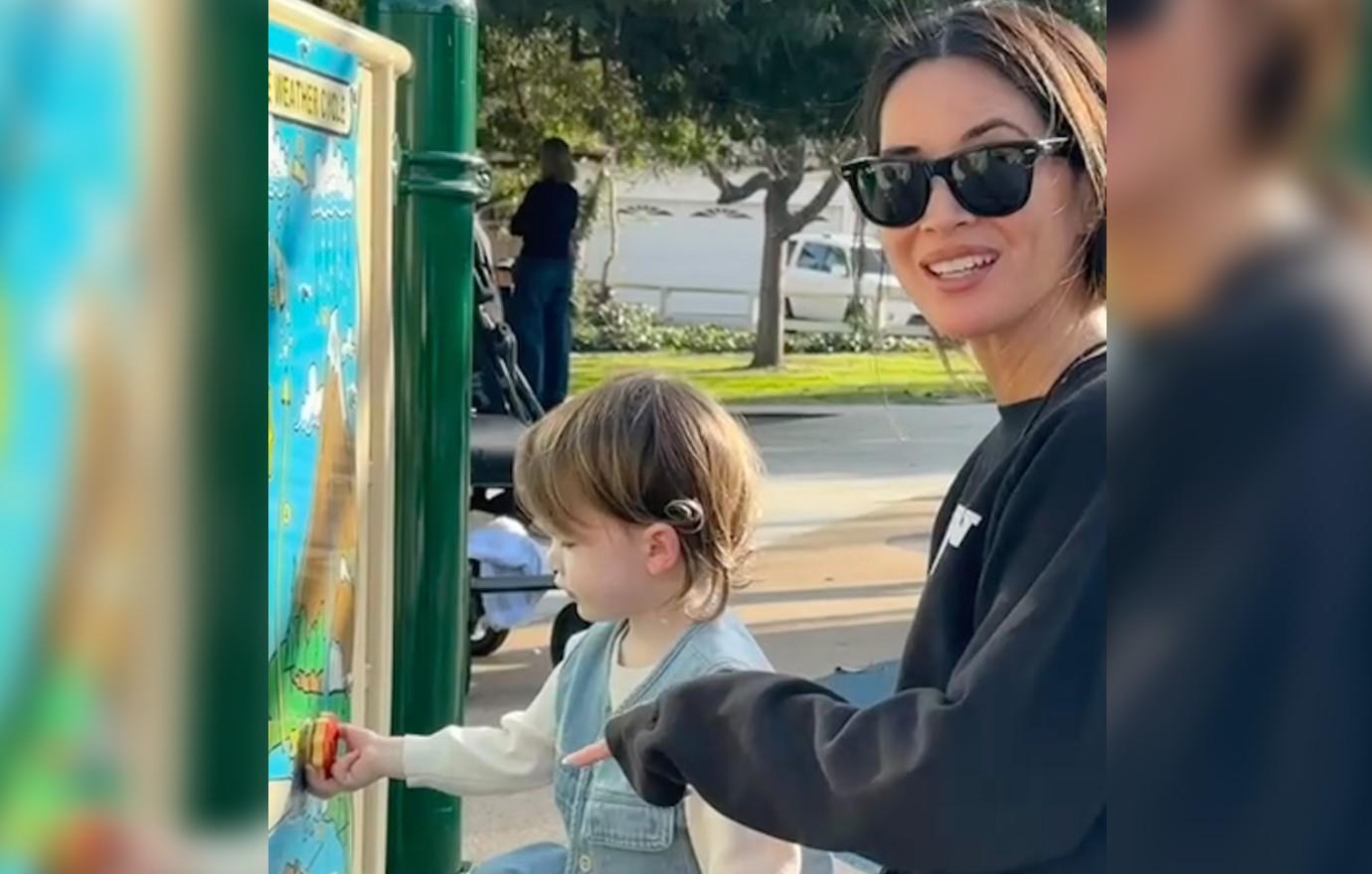 olivia munns cutest moments with son