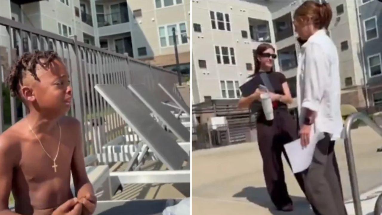 Photo of Black man's child and woman who called the cops
