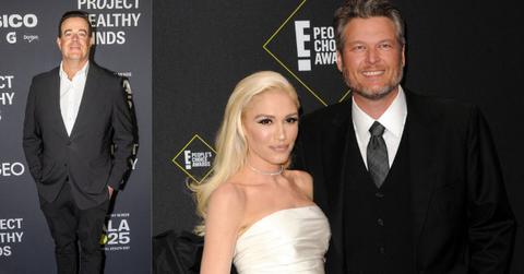 Image of Carson Daly, Gwen Stefani, Blake Shelton