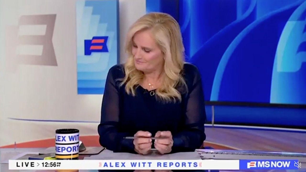 Image of Alex Witt received numerous personal tributes from guests and panelists during her final episode.