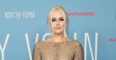 Lindsey Vonn In See-Through Dress At Movie Premiere