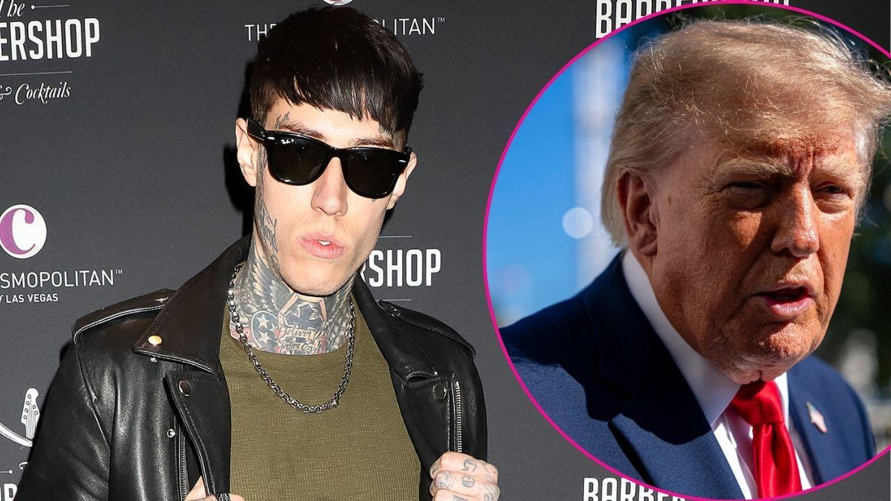 Image of Trace Cyrus and Donald Trump