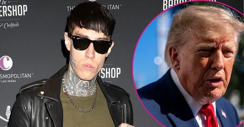 Image of Trace Cyrus and Donald Trump