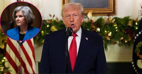 composite photo of donald trump and susie wiles