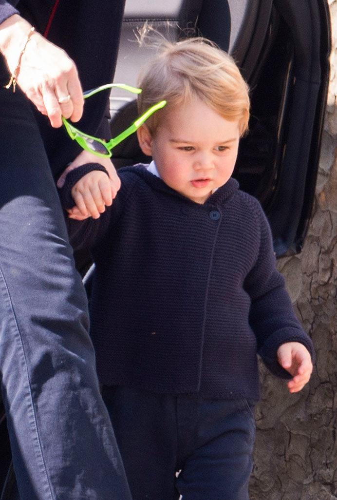 *EXCLUSIVE* His Royal Highness Prince George looks more like his Royal Coolness **USA, Canada ONLY** **MUST CALL FOR PRICING**