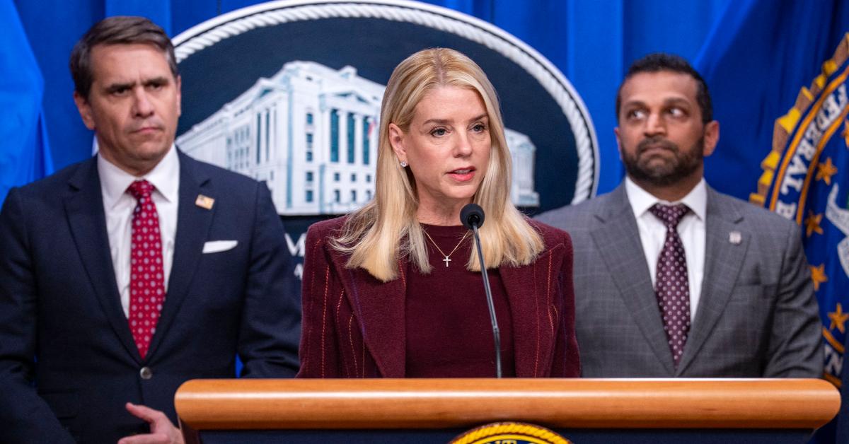 Image of U.S. Attorney General Pam Bondi announced Ryan Wedding's new charges on November 19.
