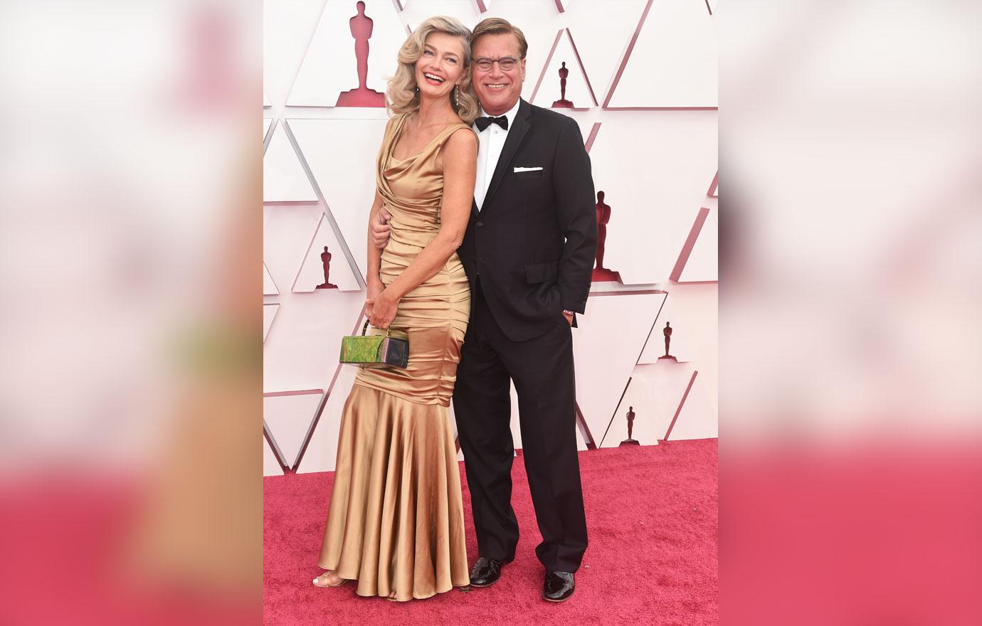 paulina porizkova and aaron sorkin oscars