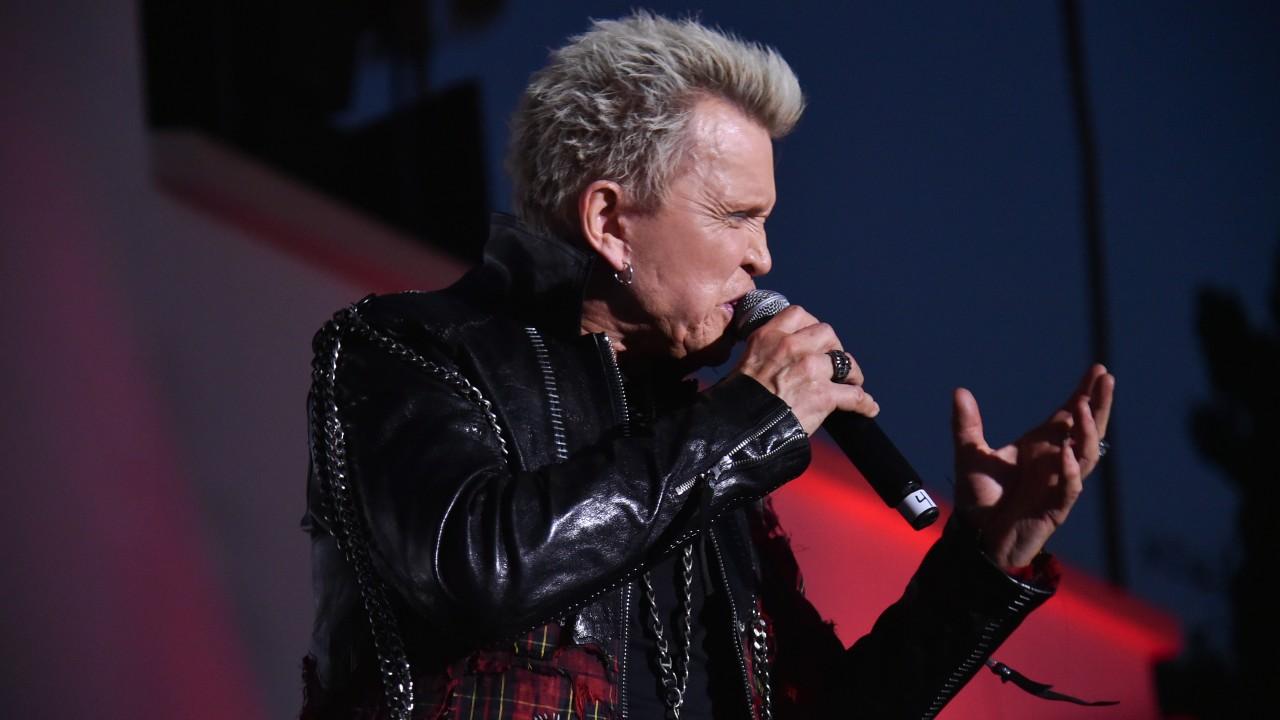 Image of Billie Joe Armstrong revealed the Ramones tribute marked his first time he had ever performed alongside Travis Barker.