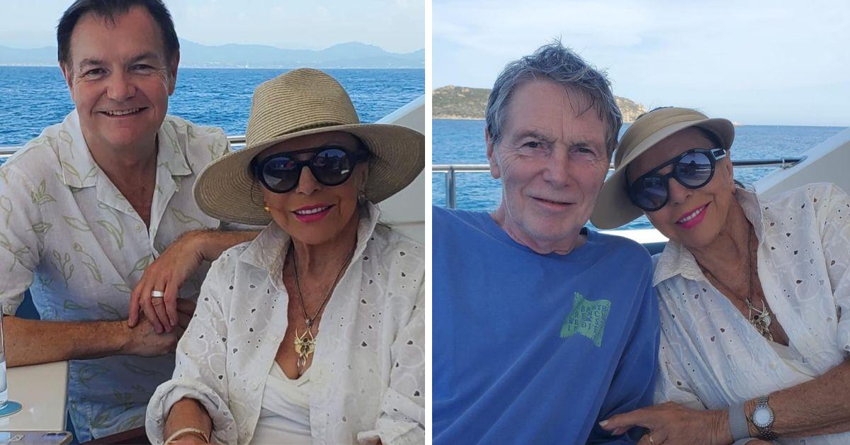 image of Joan Collins said she stays healthy by getting fresh air, sleeping well, staying hydrated and practicing basic Pilates exercises several times a week.