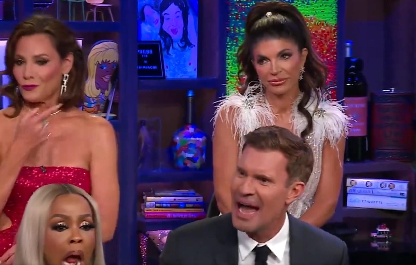 teresa giudice blasts jeff lewis for dissing her during wwhl