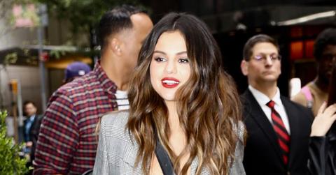 Selena Gomez Pantsuit NYC