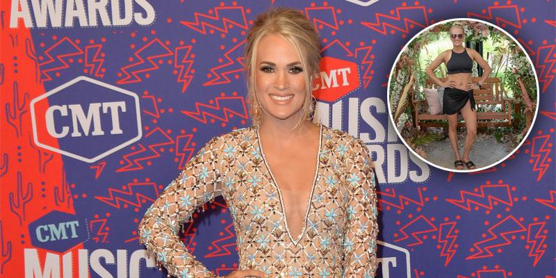 Carrie Underwood Shows Off Toned Abs In New Bikini Instagram