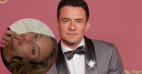 Split photo of Orlando Bloom and Luisa Laemmel.