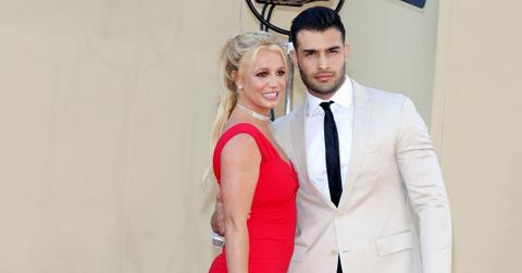 Photo of Britney Spears and Sam Asghari.