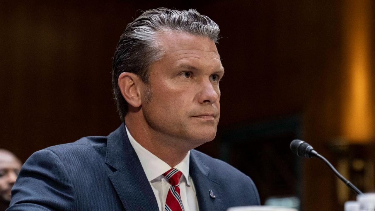 Hegseth at hearing