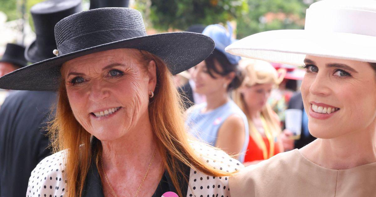 image of Sarah Ferguson reportedly had an affair while pregnant with Princess Eugenie.