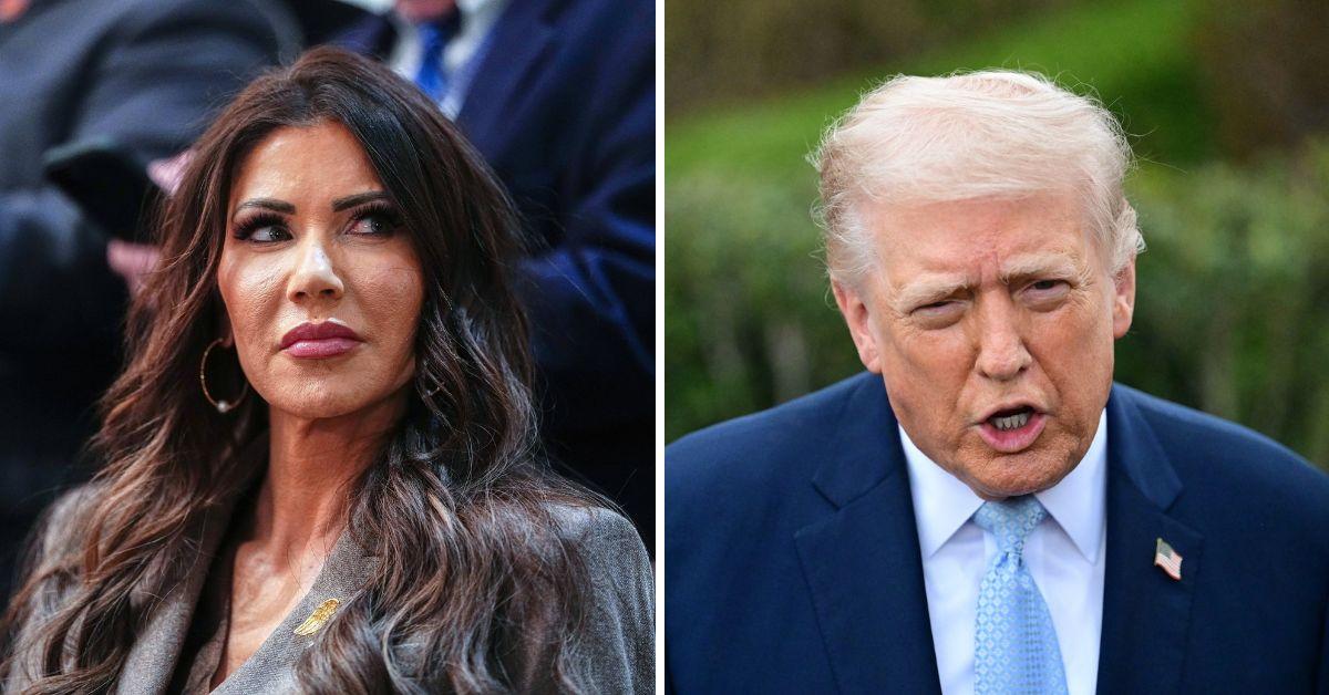 image of Kristi Noem shared a farewell message on her last day.