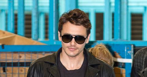 James Franco leaving the ITV studios, London
