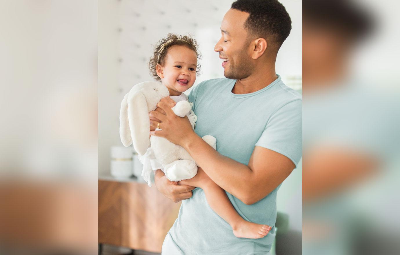 John Legend is on diaper duty in cute Father’s Day pic with daughter Luna