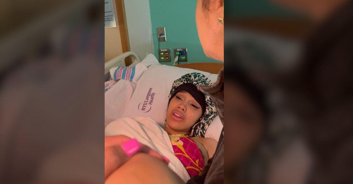 cardi b gives birth