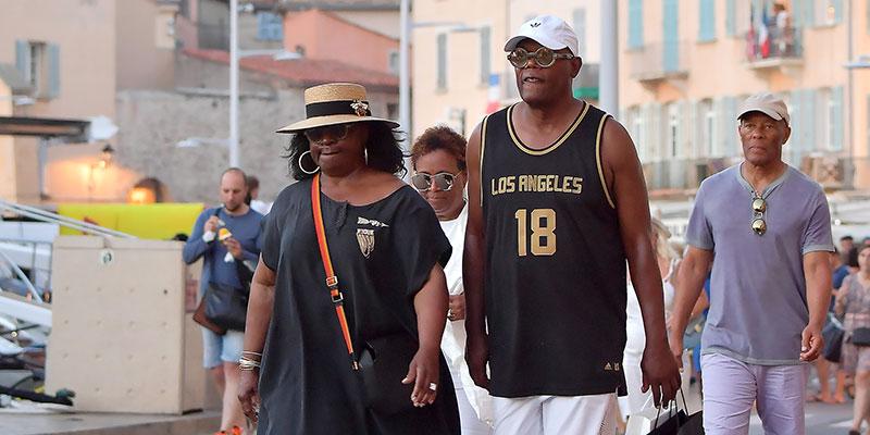 Samuel l jackson wife romantic vacation st tropez main