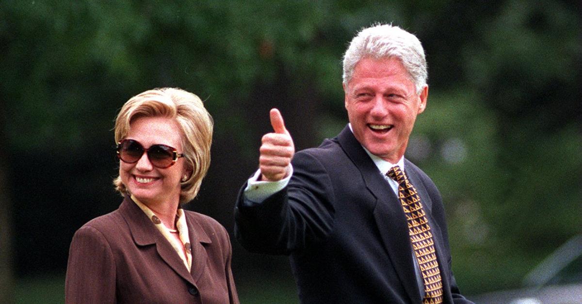 Image of Bill and Hillary Clinton were ordered to appear for depositions in mid-December.