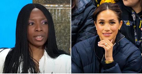 Composite photo of Sophie Chandauka and Meghan Markle