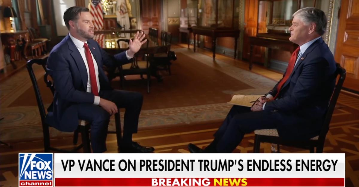 Image of J.D. Vance shed light on how Donald Trump never sleeps.