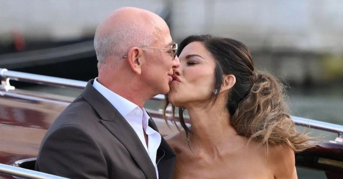 katie couric rips apart lauren sanchez wedding dress jeff bezos italy