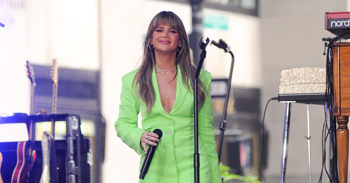 maren morris today show neon green blazer shop feature