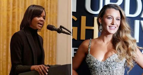 Photo of Candace Owens & Blake Lively.