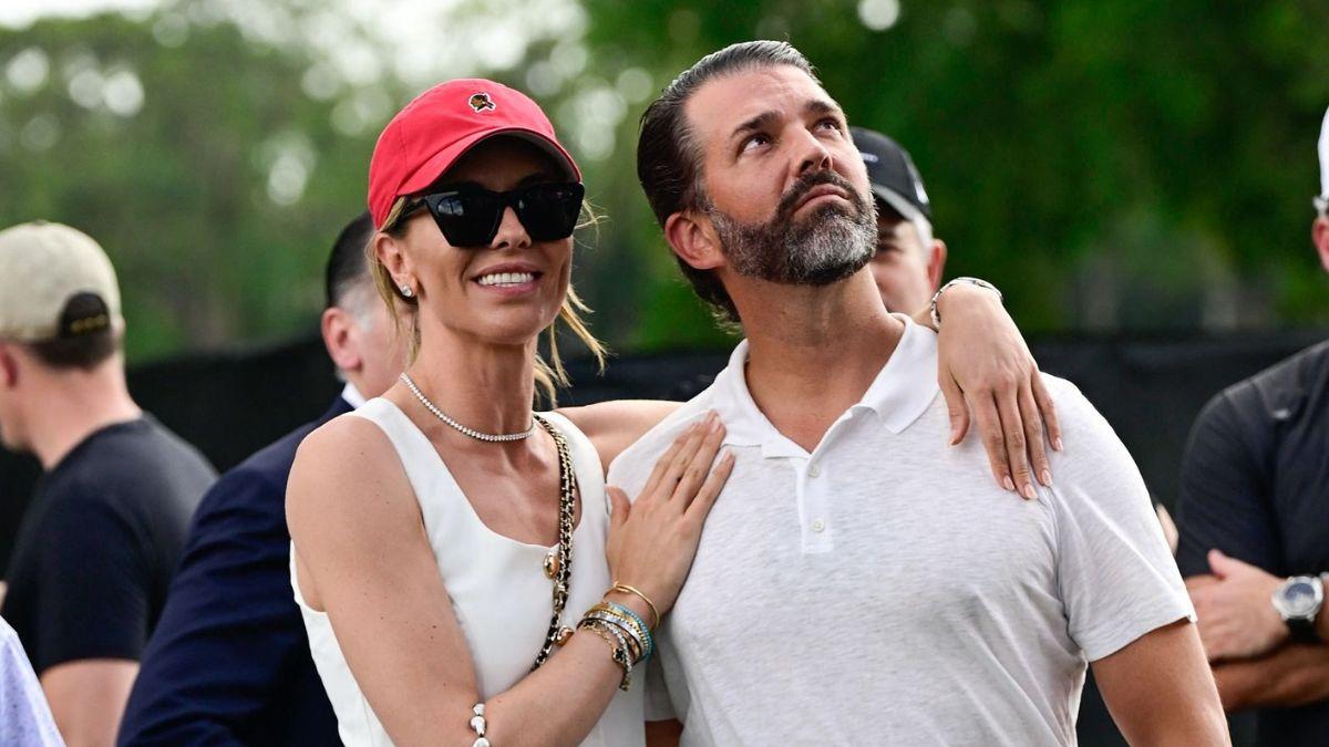 Photo of Donald Trump Jr. and Bettina Trump.