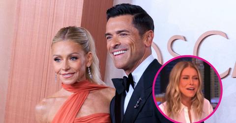 Image of Kelly Ripa teased her husband during an episode of 'Live.'