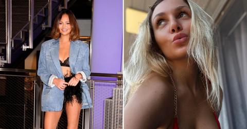 Composite photo of Chrissy Teigen and Courtney Stodden