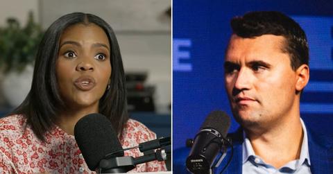 split of Candace Owens, Charlie Kirk.
