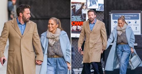 ben affleck jennifer lopez smiles jimmy kimmel bombshell interview pics pp
