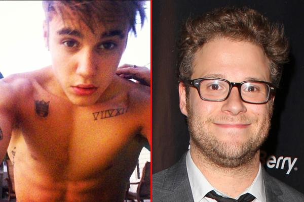 Justin Bieber Seth Rogen