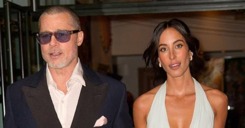 Photo of Brad Pitt and Ines de Ramon.